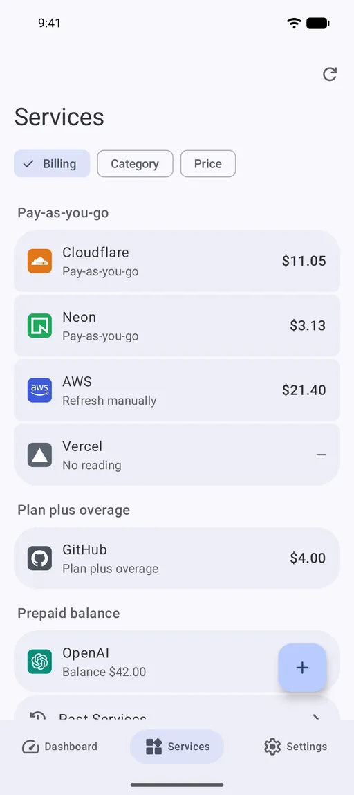 Connected services