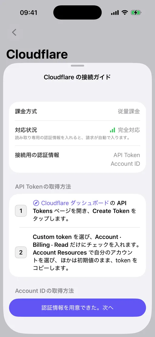 接続手順